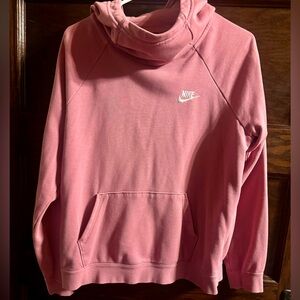 Nike Women's Dusty Rose Cowl Neck Hoodie, Size M